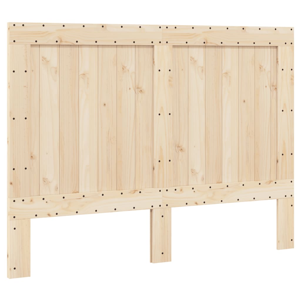 vidaXL Bed Frame without Mattress  Grey 160x200 cm Solid Wood Pine