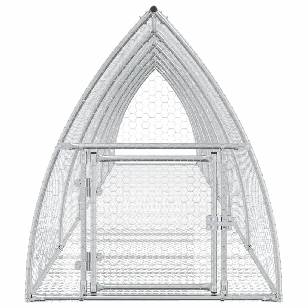 Rabbit Cage Silver 600x105x120 cm Galvanised Steel