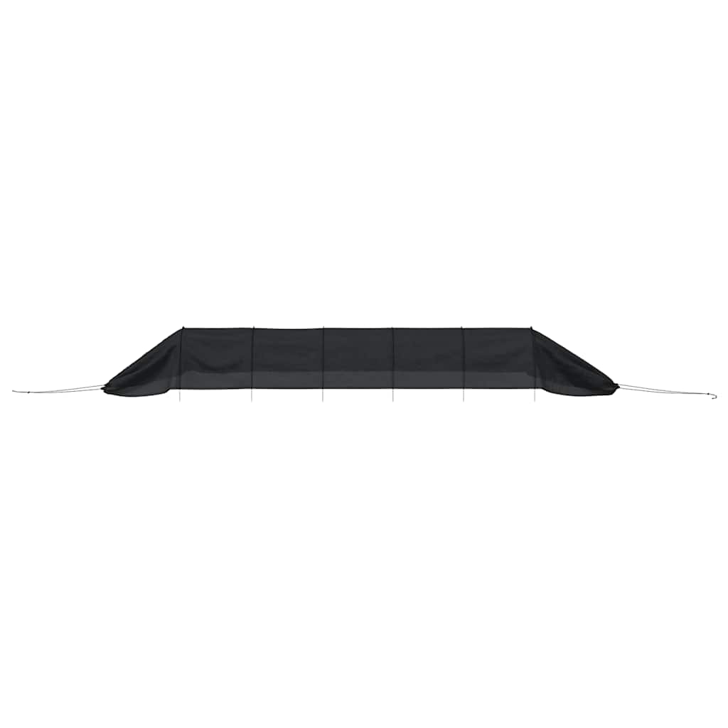 Netting Tunnels 4 pcs Black Steel and Polyethylene
