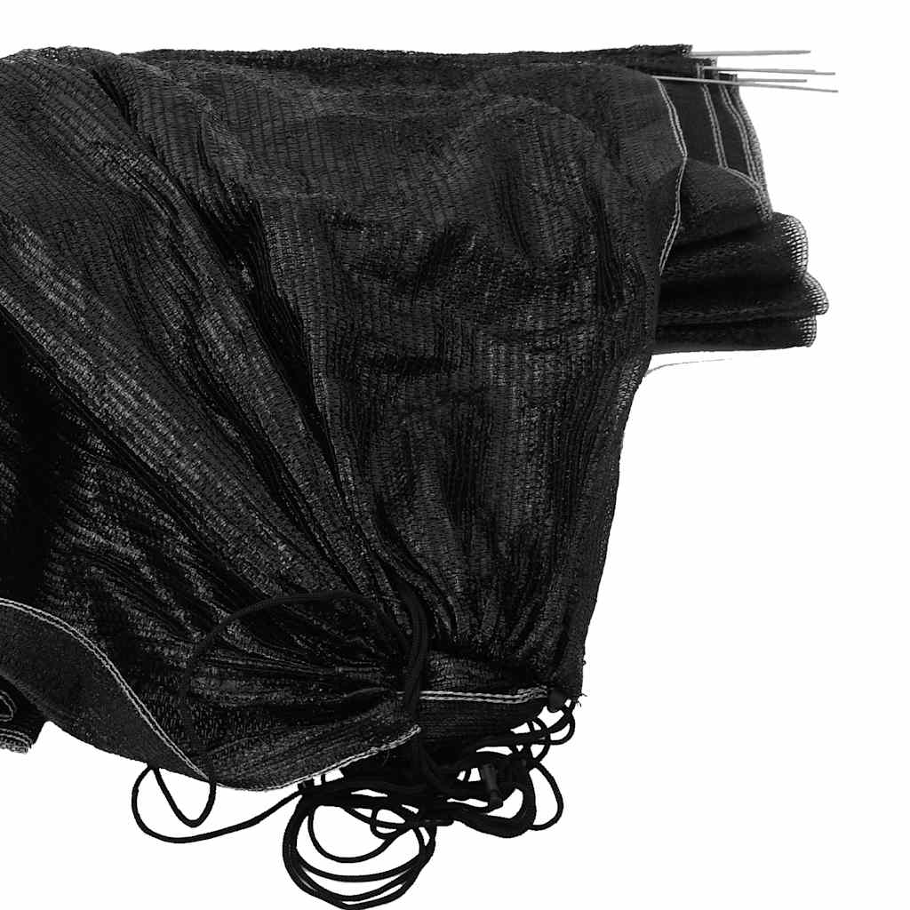 Netting Tunnels 4 pcs Black Steel and Polyethylene