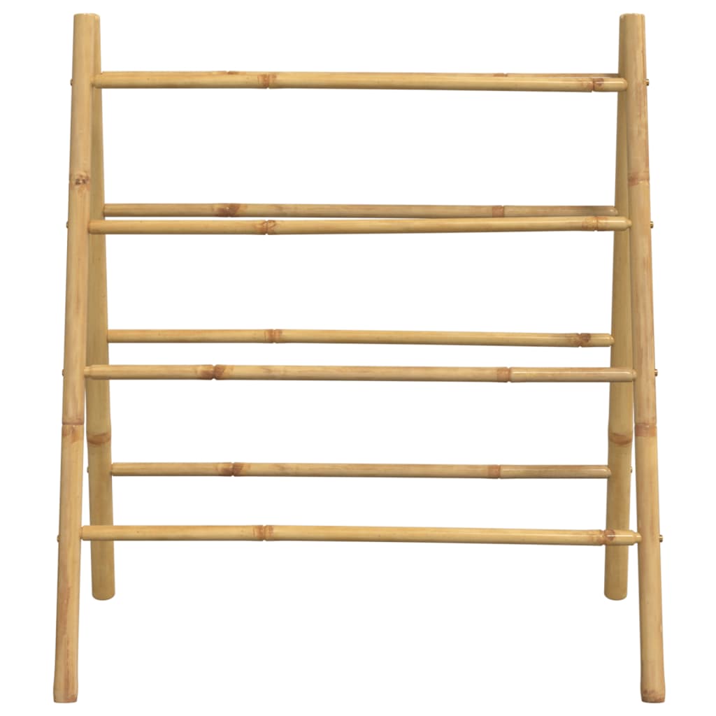 vidaXL Double Towel Ladder with 4 Rungs 90x50x100 cm Bamboo