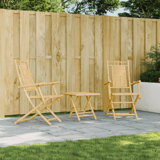 Folding Chairs 2 pcs 53x66x99 cm Bamboo