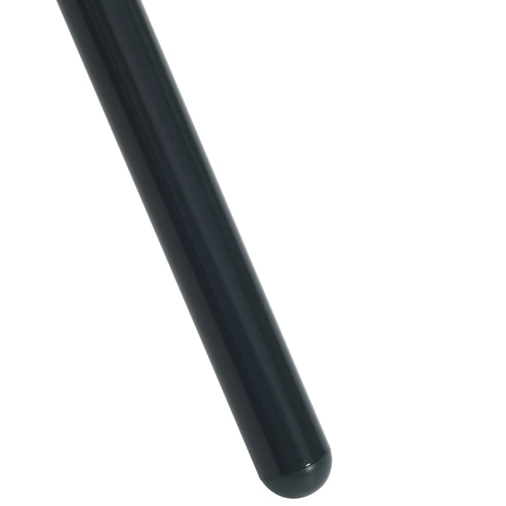 Patio Table Round Anthracite Ø110x72,5 cm Powder-coated Steel