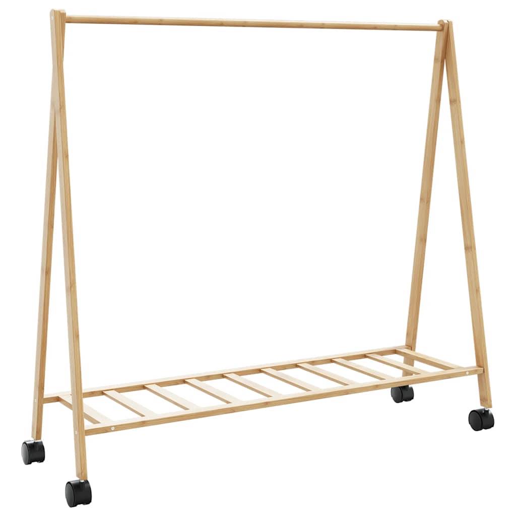 Clothes Rack | Natural Bamboo | Bamboo | Medium | Foldable