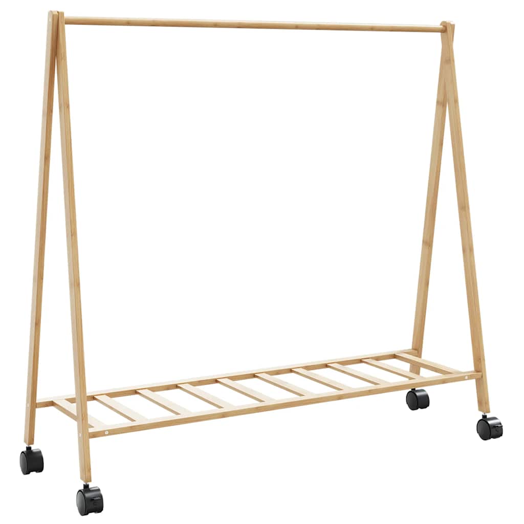 Clothes Rack | Natural Bamboo | Bamboo | Medium | Foldable