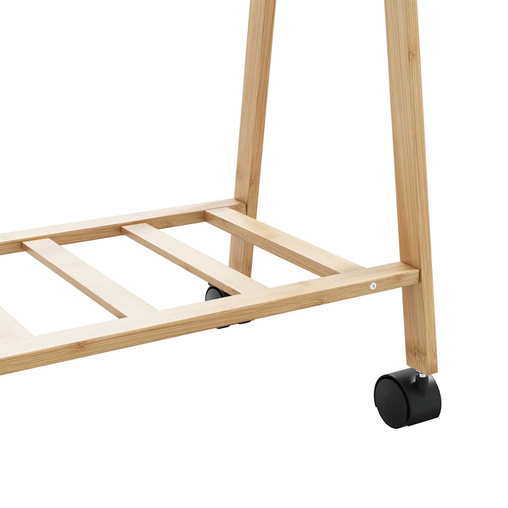Clothes Rack | Natural Bamboo | Bamboo | Medium | Foldable