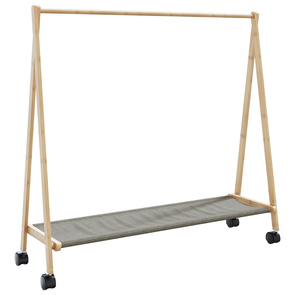 Clothes Rack | Bamboo | Varnished Finish | 106 x 34 x 106.5 cm | Foldable