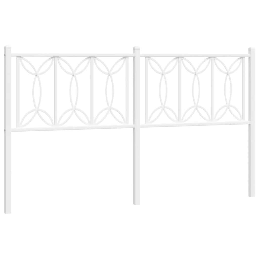 Metal Replace Headboard White 160 cm