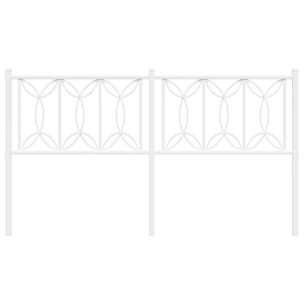Metal Replace Headboard White 160 cm