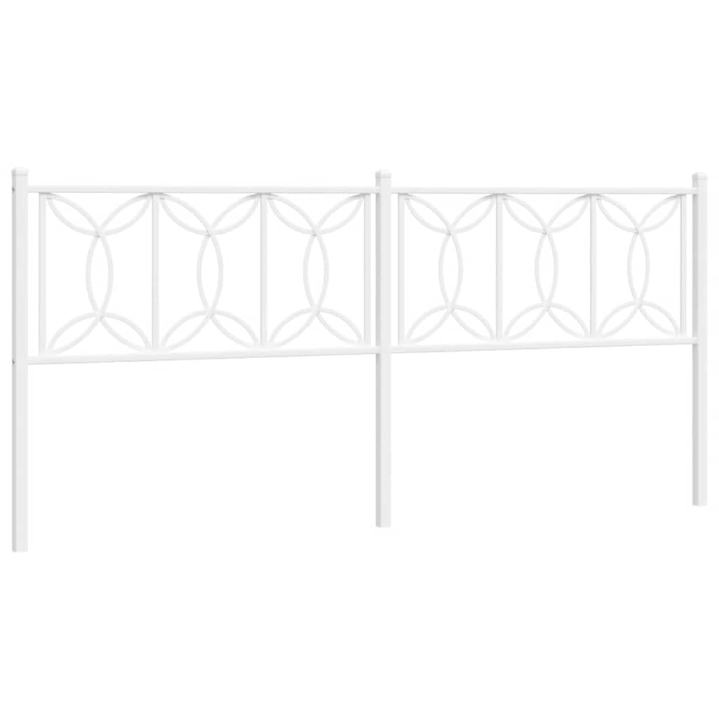 Metal Replace Headboard White 193 cm