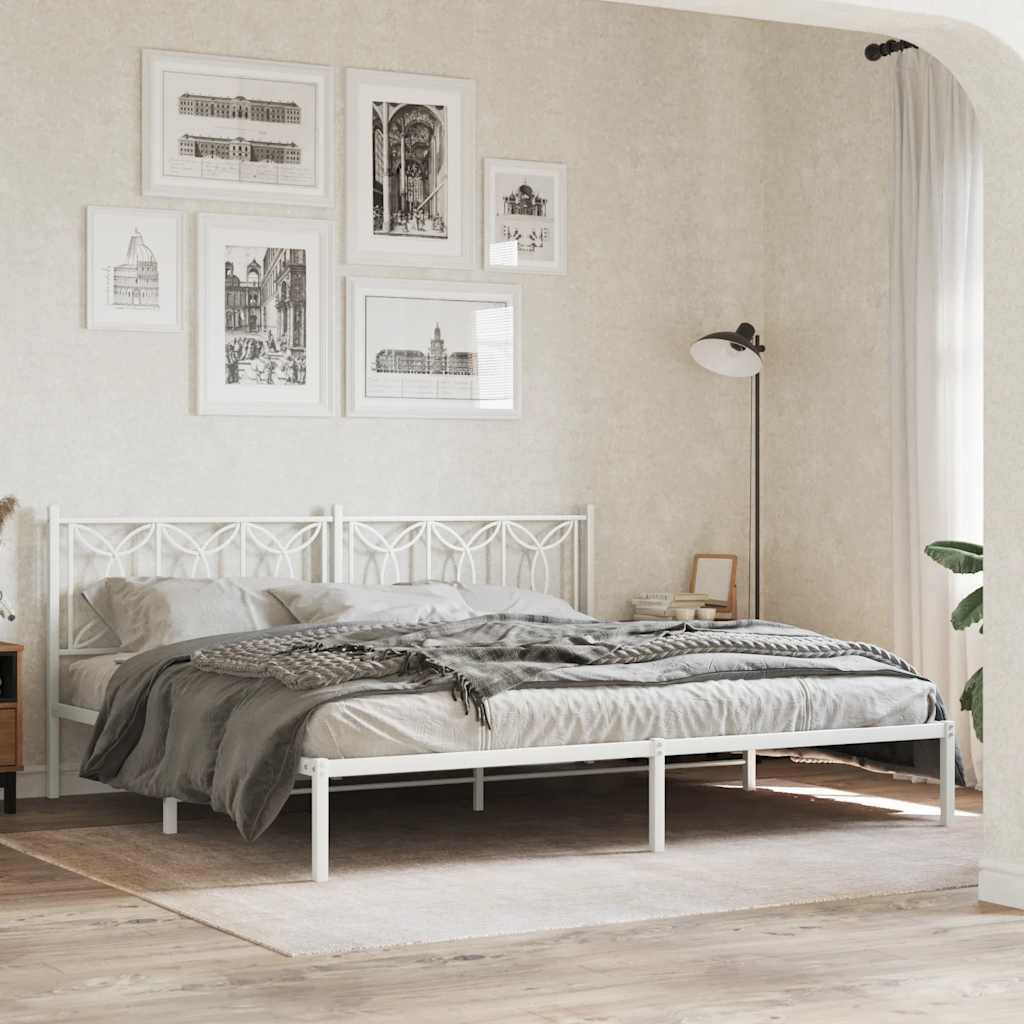 Metal Replace Headboard White 193 cm
