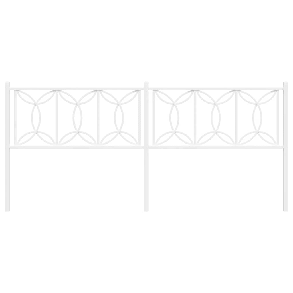 Metal Replace Headboard White 193 cm