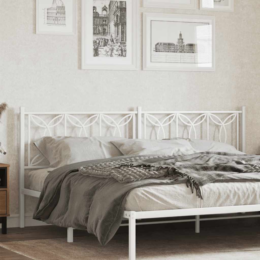 Metal Replace Headboard White 193 cm