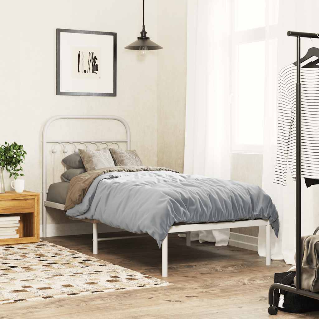 Metal Replace Headboard White 75 cm
