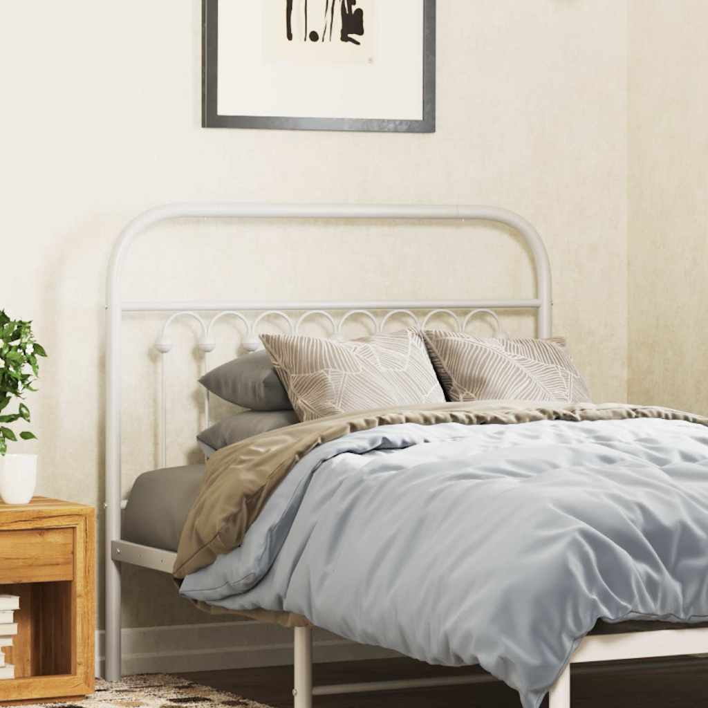 Metal Replace Headboard White 100 cm