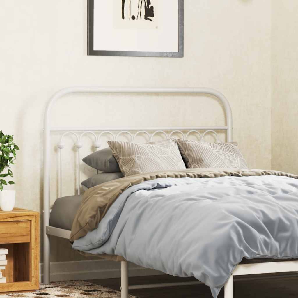 Metal Replace Headboard White 107 cm