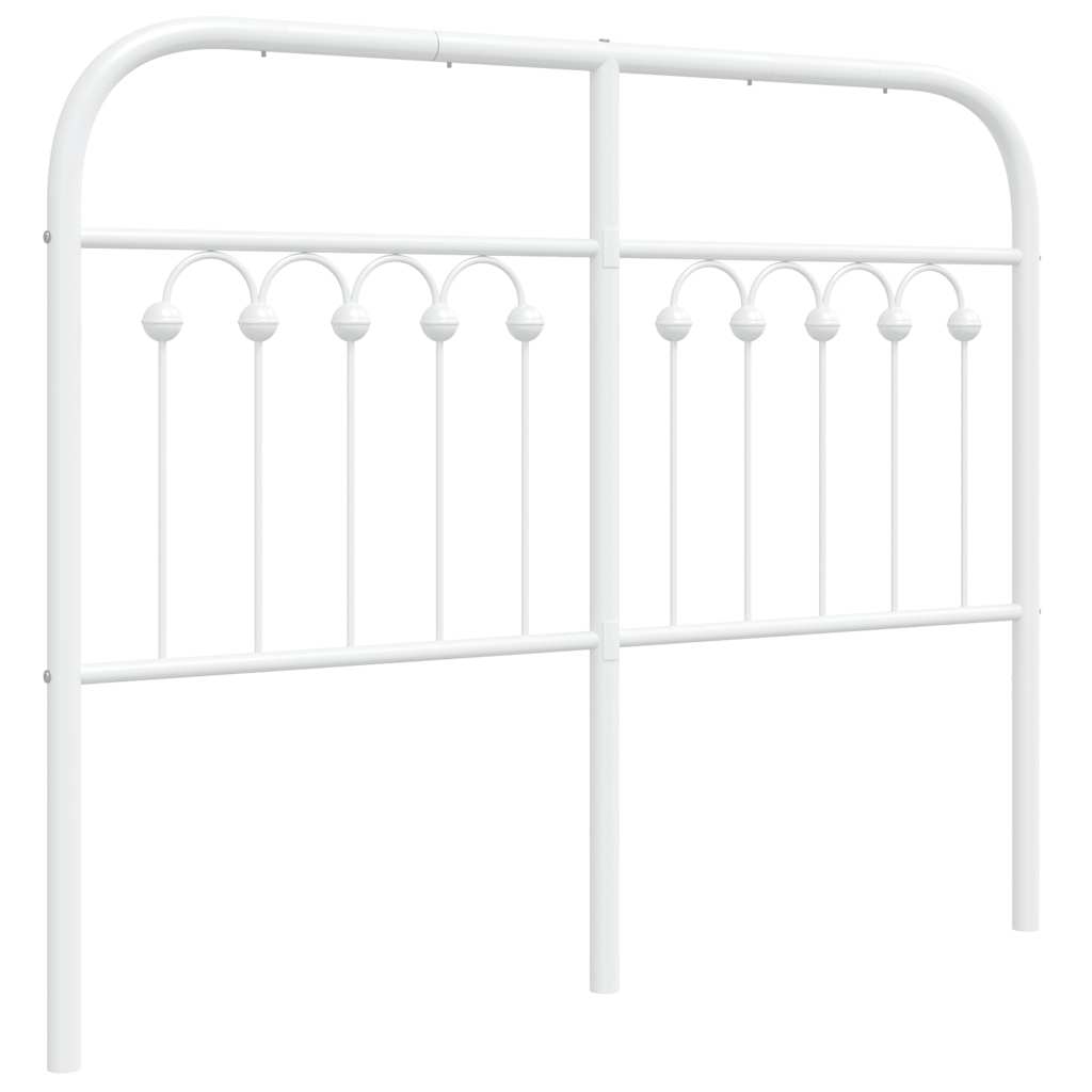 Metal Replace Headboard White 120 cm