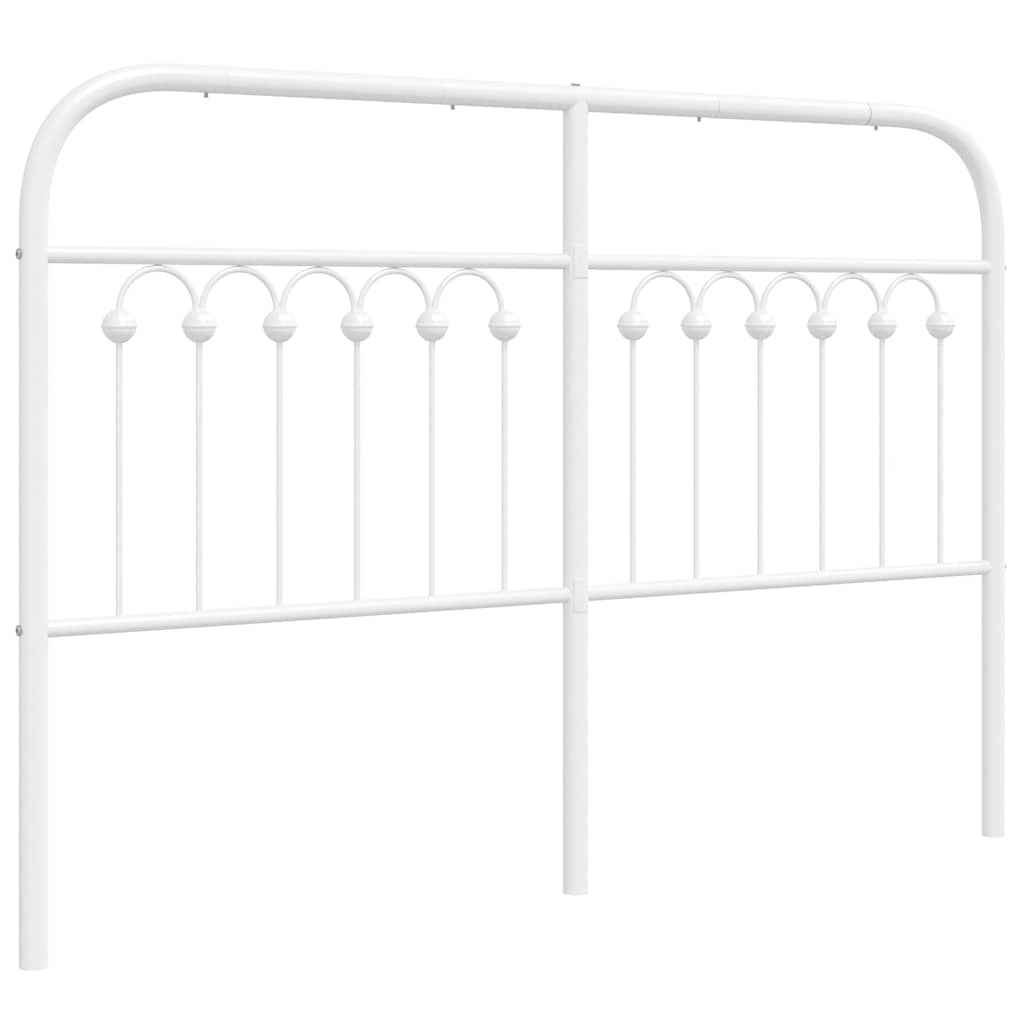 Metal Replace Headboard White 135 cm