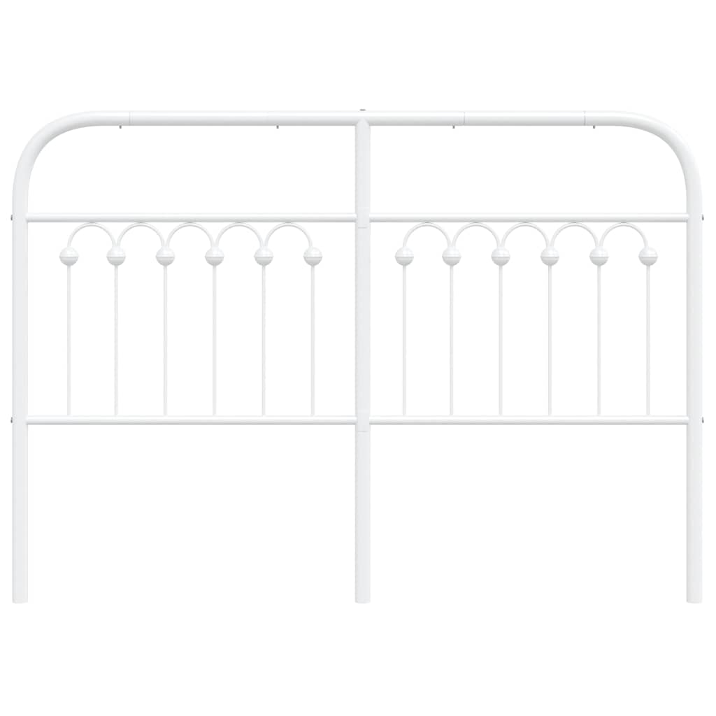 Metal Replace Headboard White 135 cm