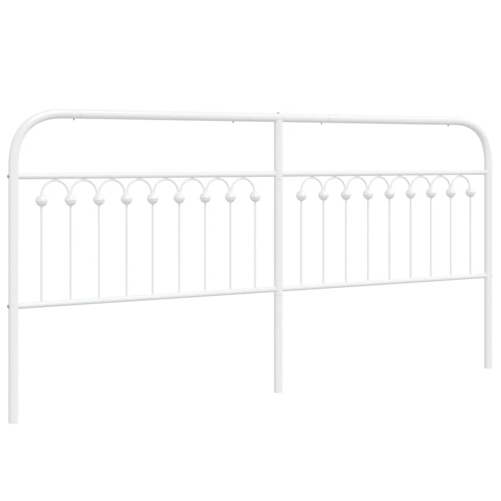 Metal Replace Headboard White 193 cm