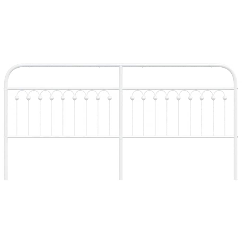 Metal Replace Headboard White 193 cm