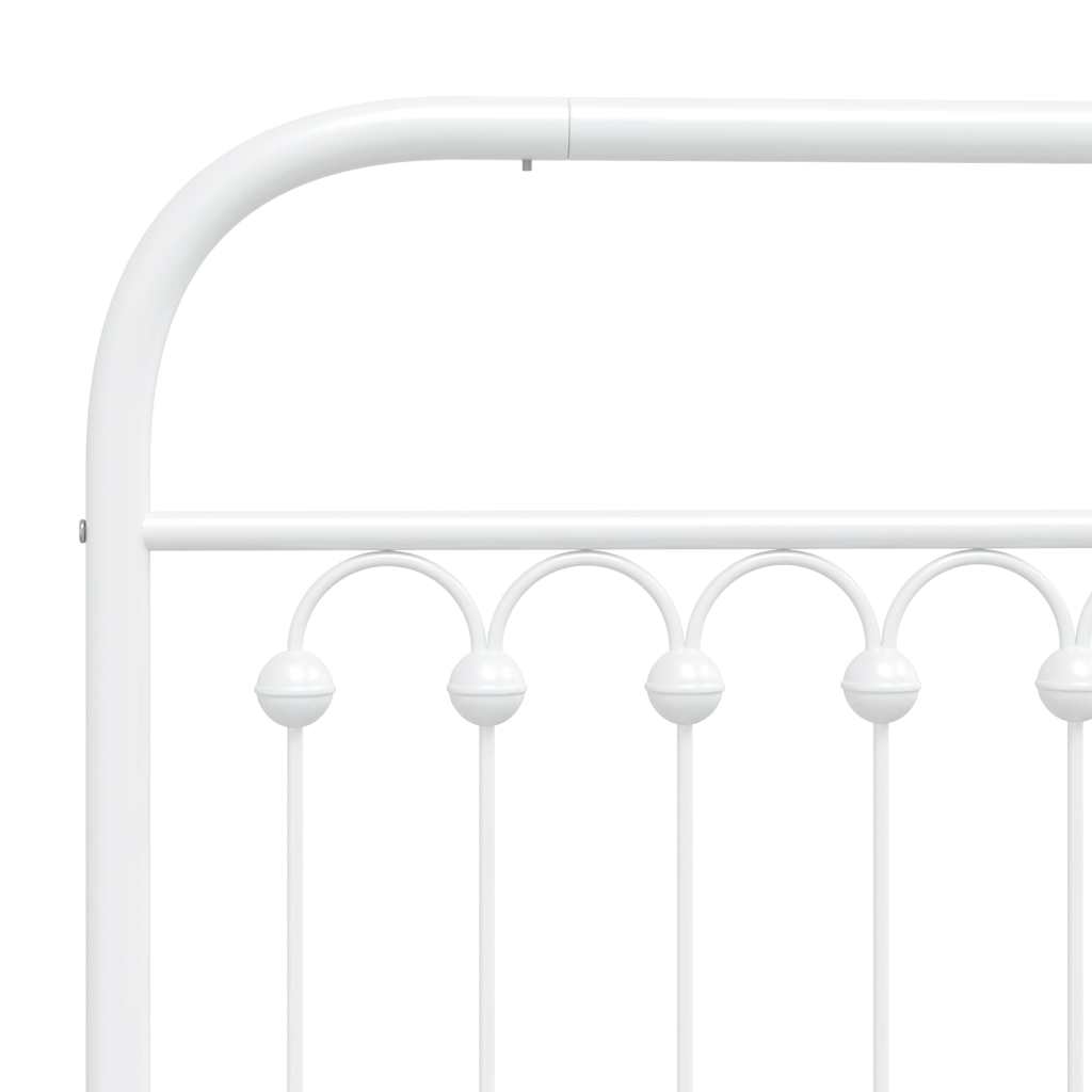 Metal Replace Headboard White 193 cm