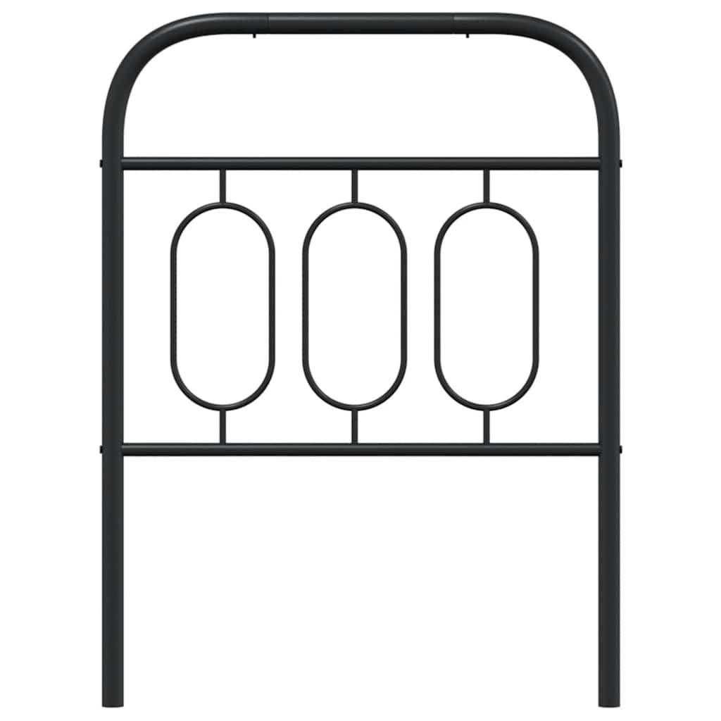 Metal Replace Headboard Black 75 cm