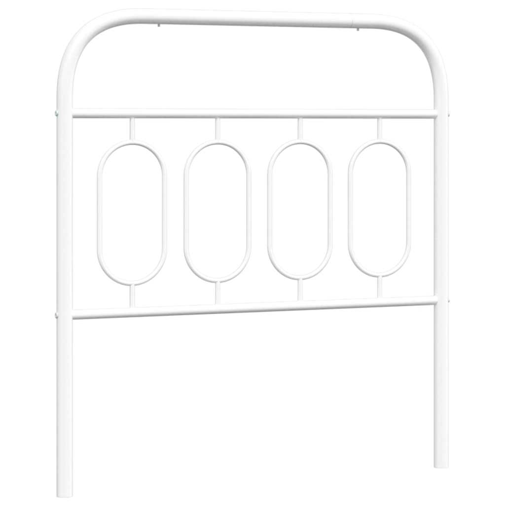 Metal Replace Headboard White 90 cm