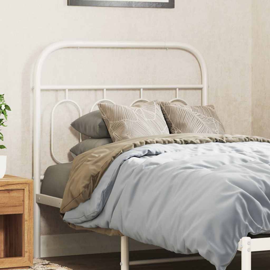 Metal Replace Headboard White 90 cm