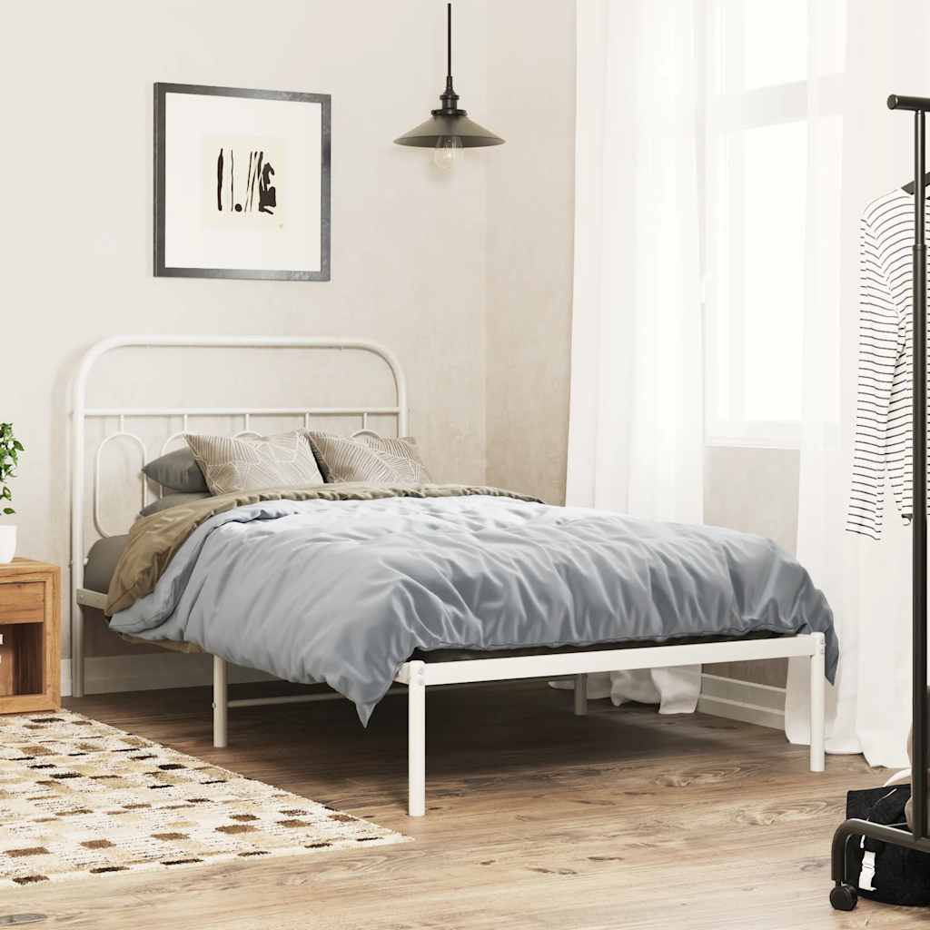 Metal Replace Headboard White 100 cm