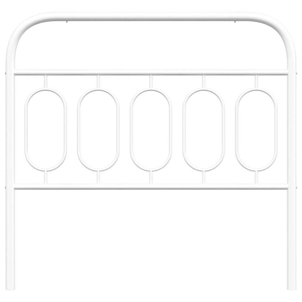 Metal Replace Headboard White 100 cm