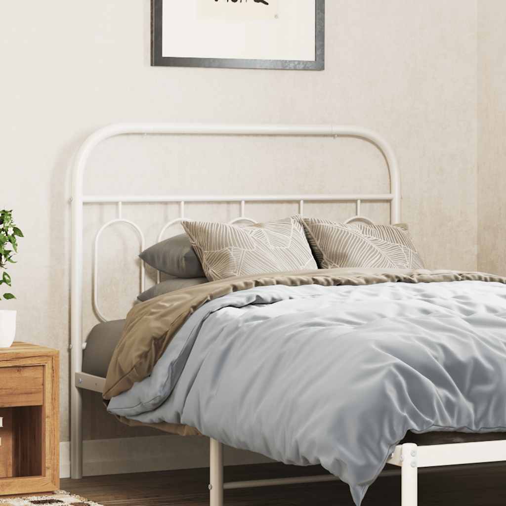 Metal Replace Headboard White 100 cm