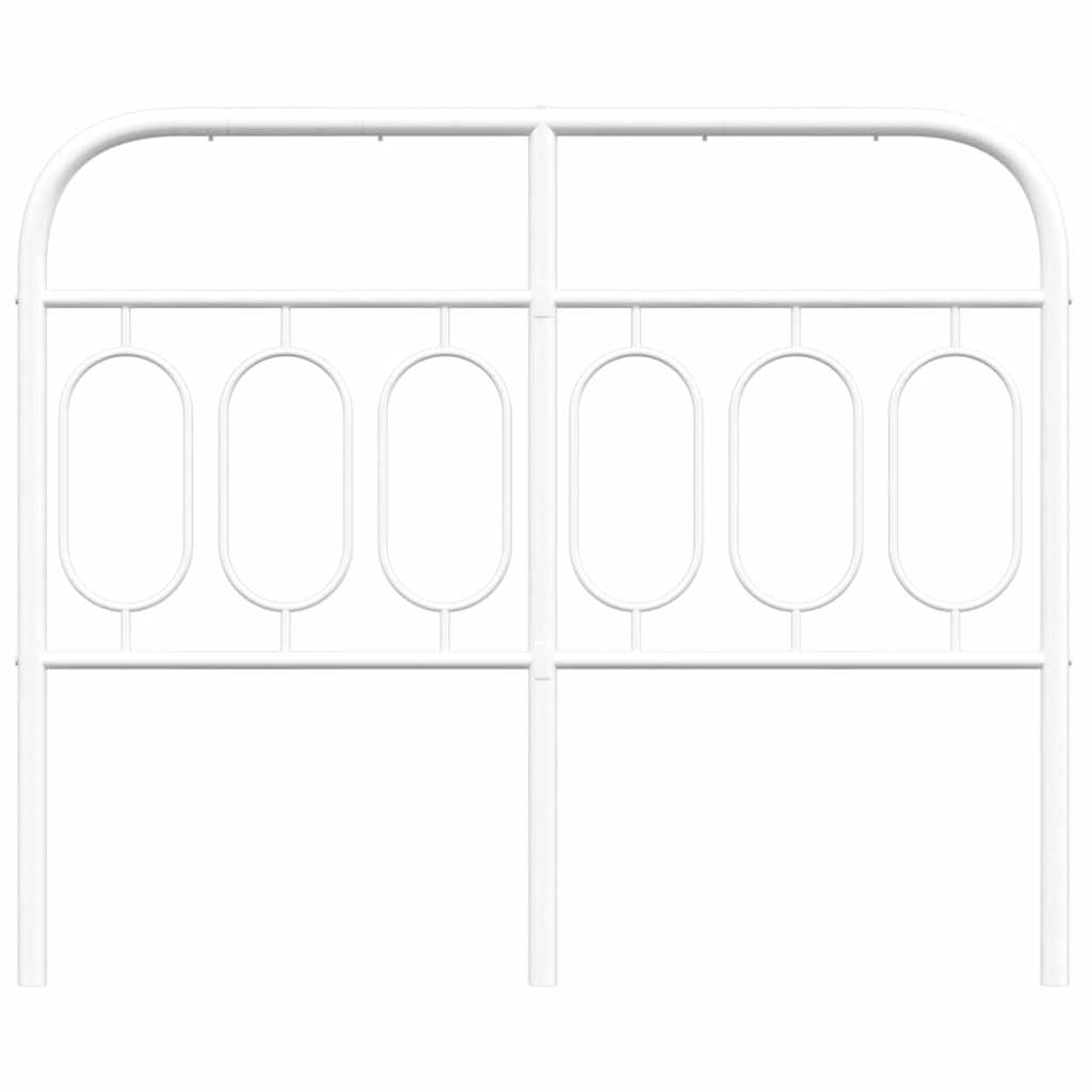 Metal Replace Headboard White 120 cm