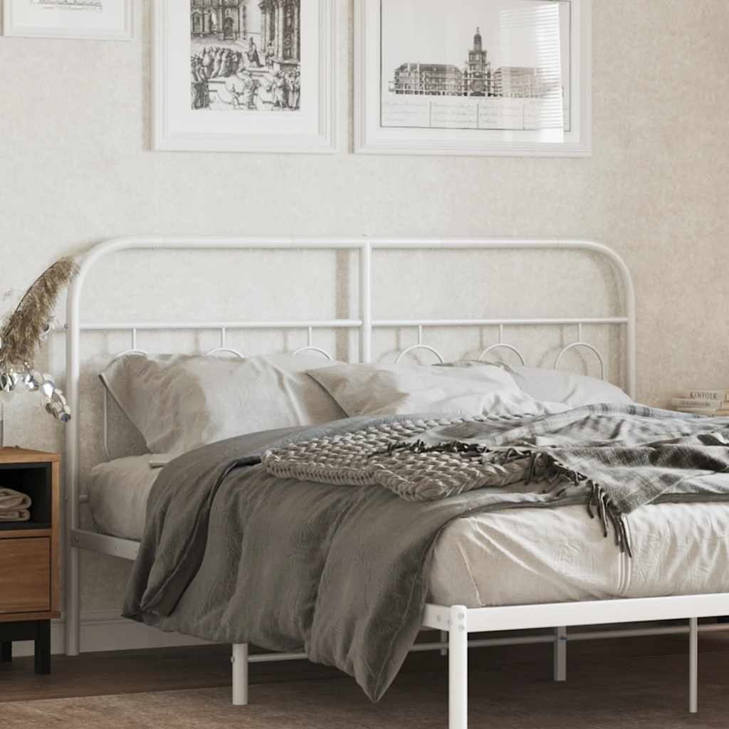 Metal Replace Headboard White 140 cm