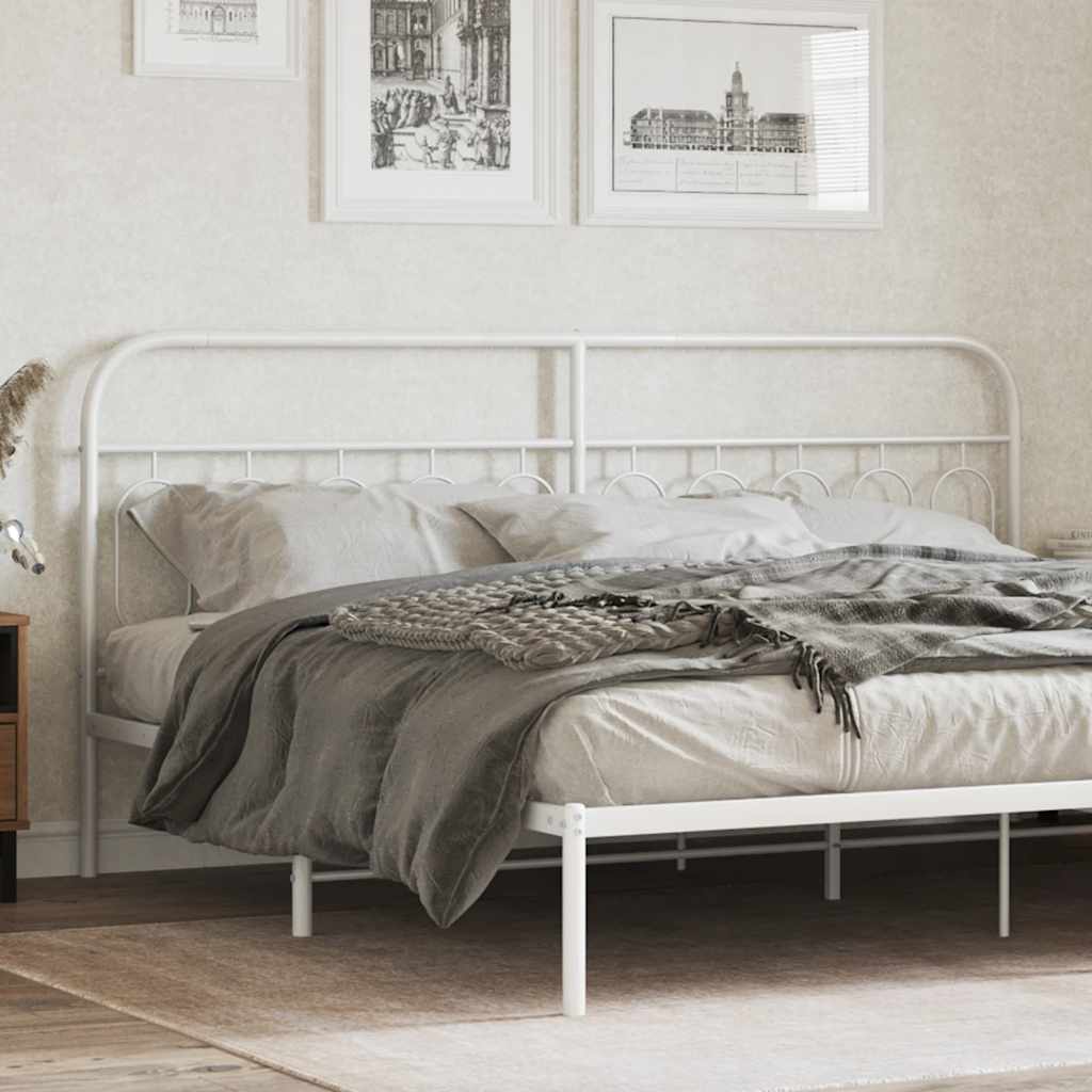 Metal Replace Headboard White 200 cm