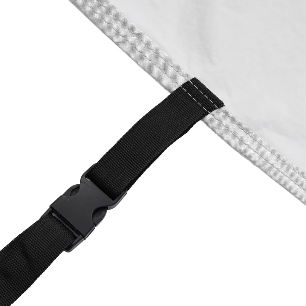 Car Cover for SUV with Buckle Straps Full Silver L