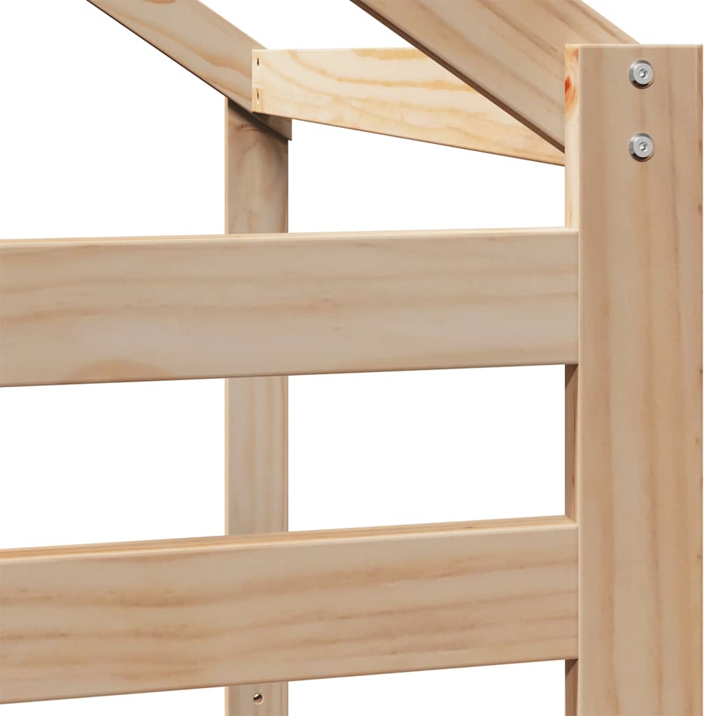 Kids' Bed Roof 188x97x113 cm Solid Wood Pine