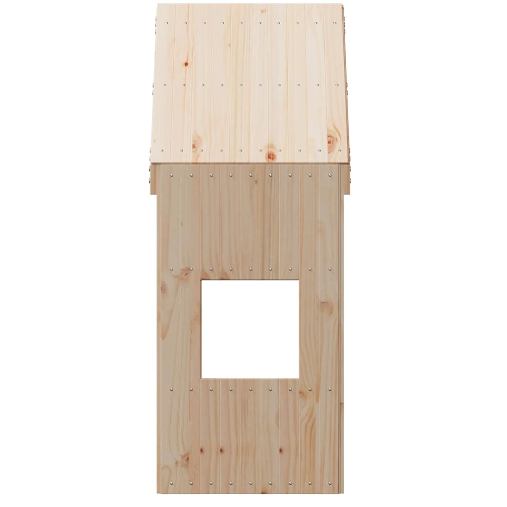 Kids' Bed Roof 55x84x132 cm Solid Wood Pine