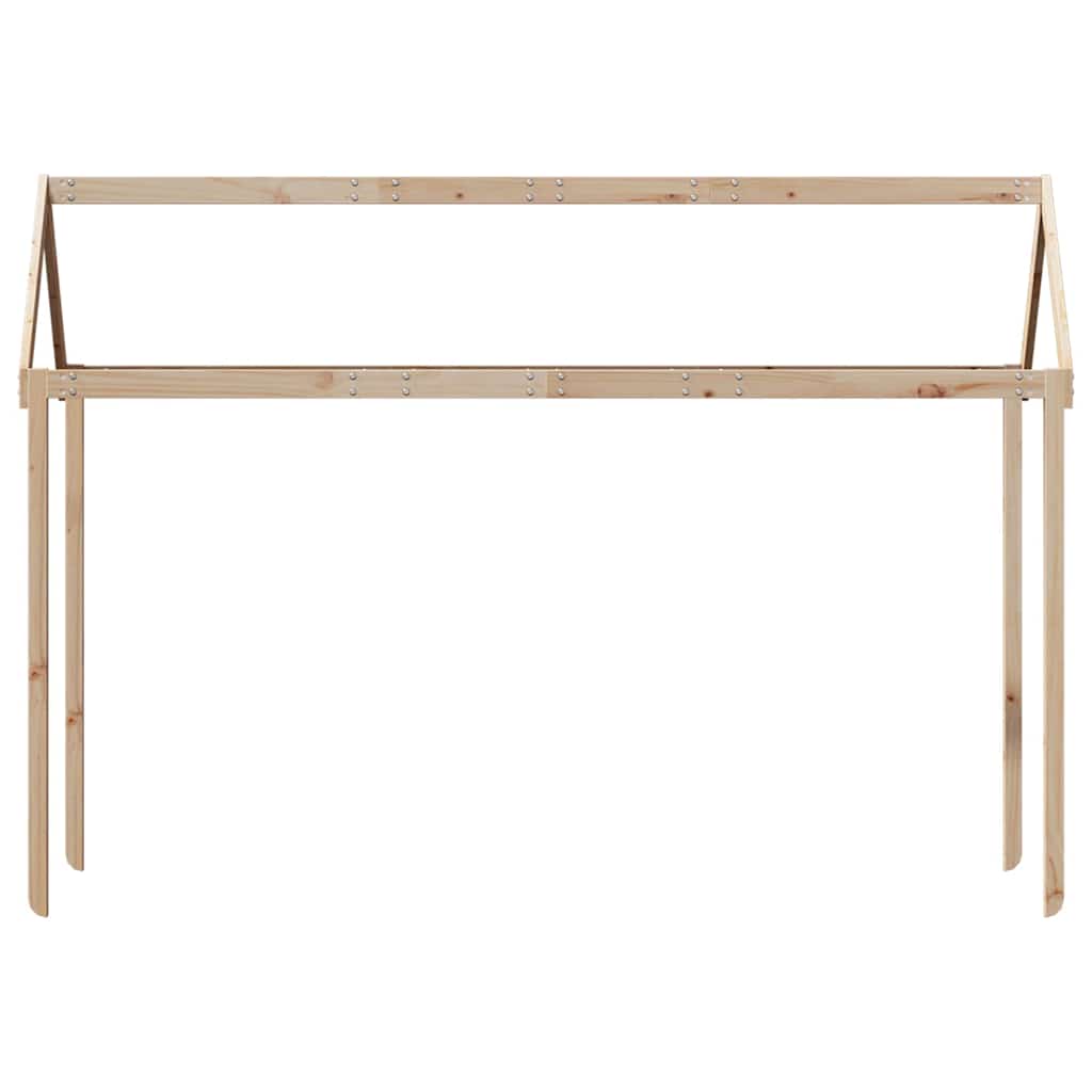 Kids' Bed Roof 217x95.5x159 cm Solid Wood Pine
