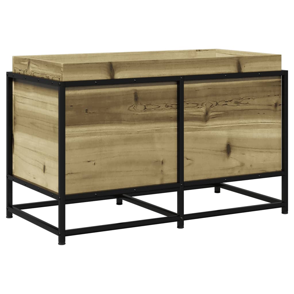 vidaXL Garden Planter 80x40x50 cm Impregnated Wood Pine