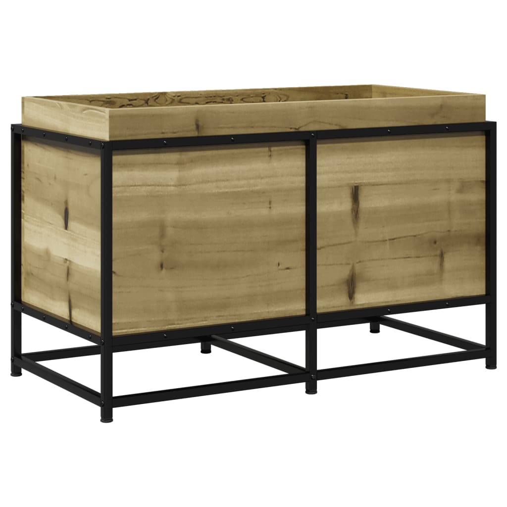 vidaXL Garden Planter 80x40x50 cm Impregnated Wood Pine