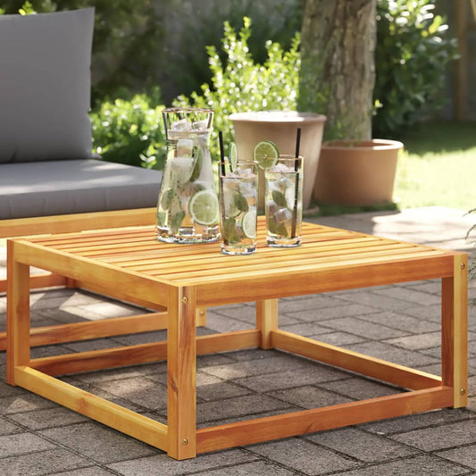 vidaXL Garden Table 65x65x29 cm Solid Wood Acacia