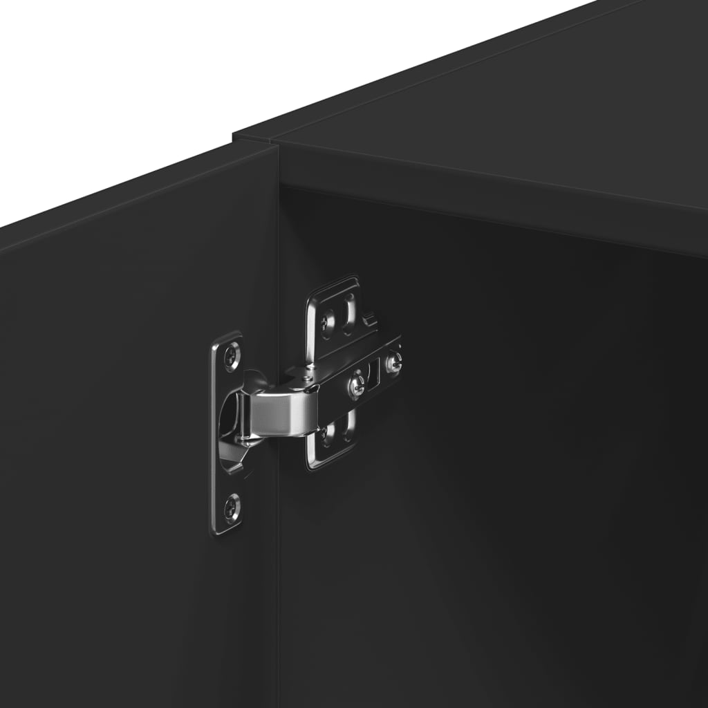 Wall Cabinet Black 30x42,5x40 cm Engineered Wood