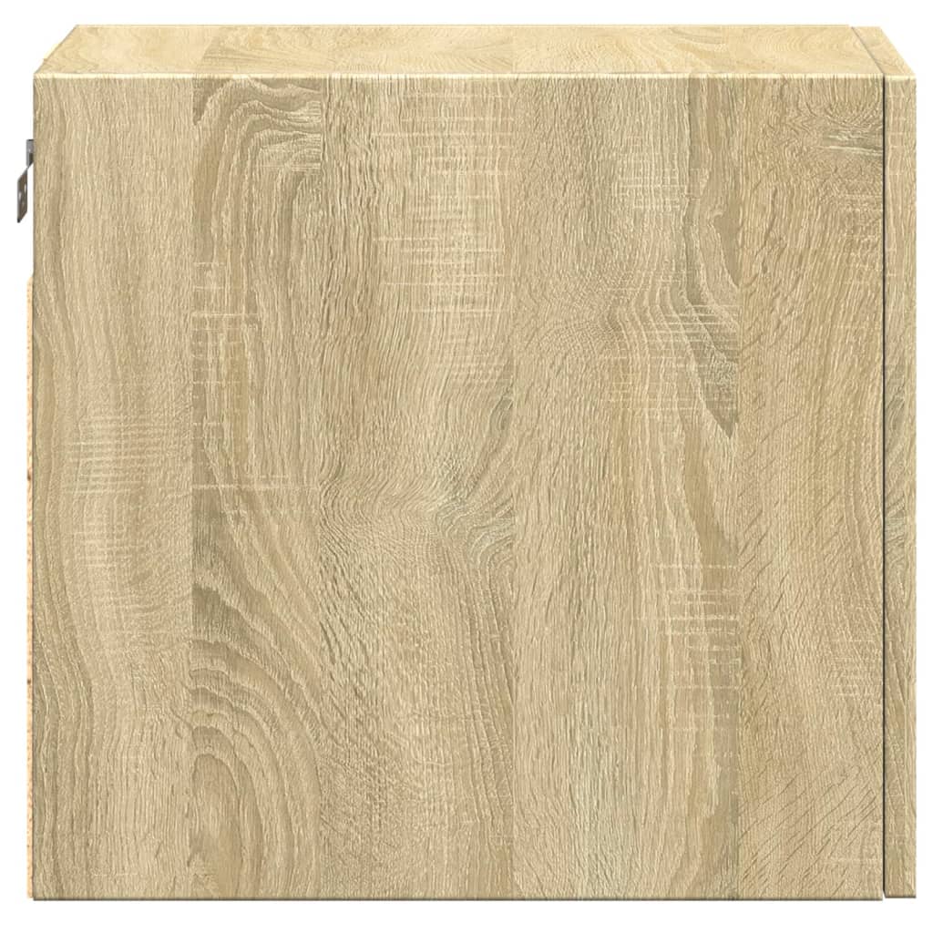 vidaXL Wall Cabinet Sonoma Oak 30x42.5x40 cm Engineered Wood