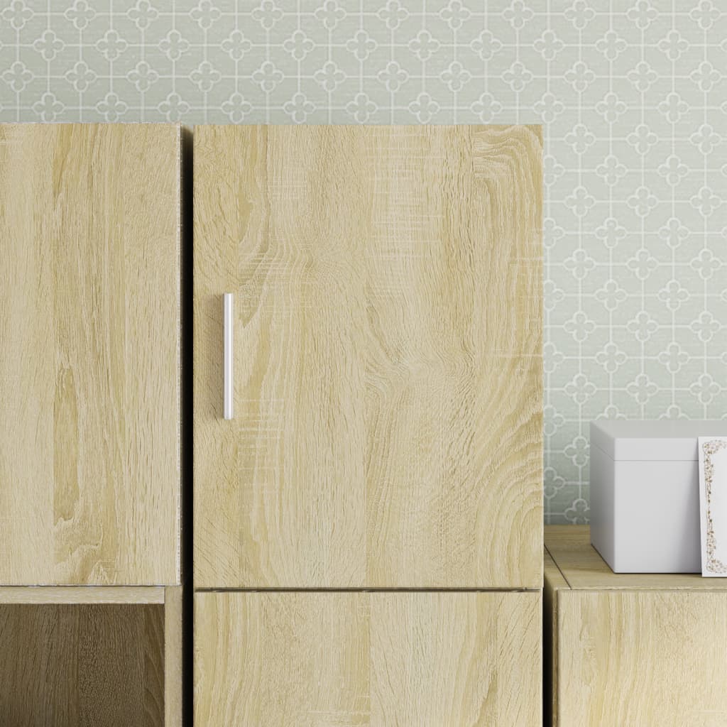 vidaXL Wall Cabinet Sonoma Oak 30x42.5x40 cm Engineered Wood