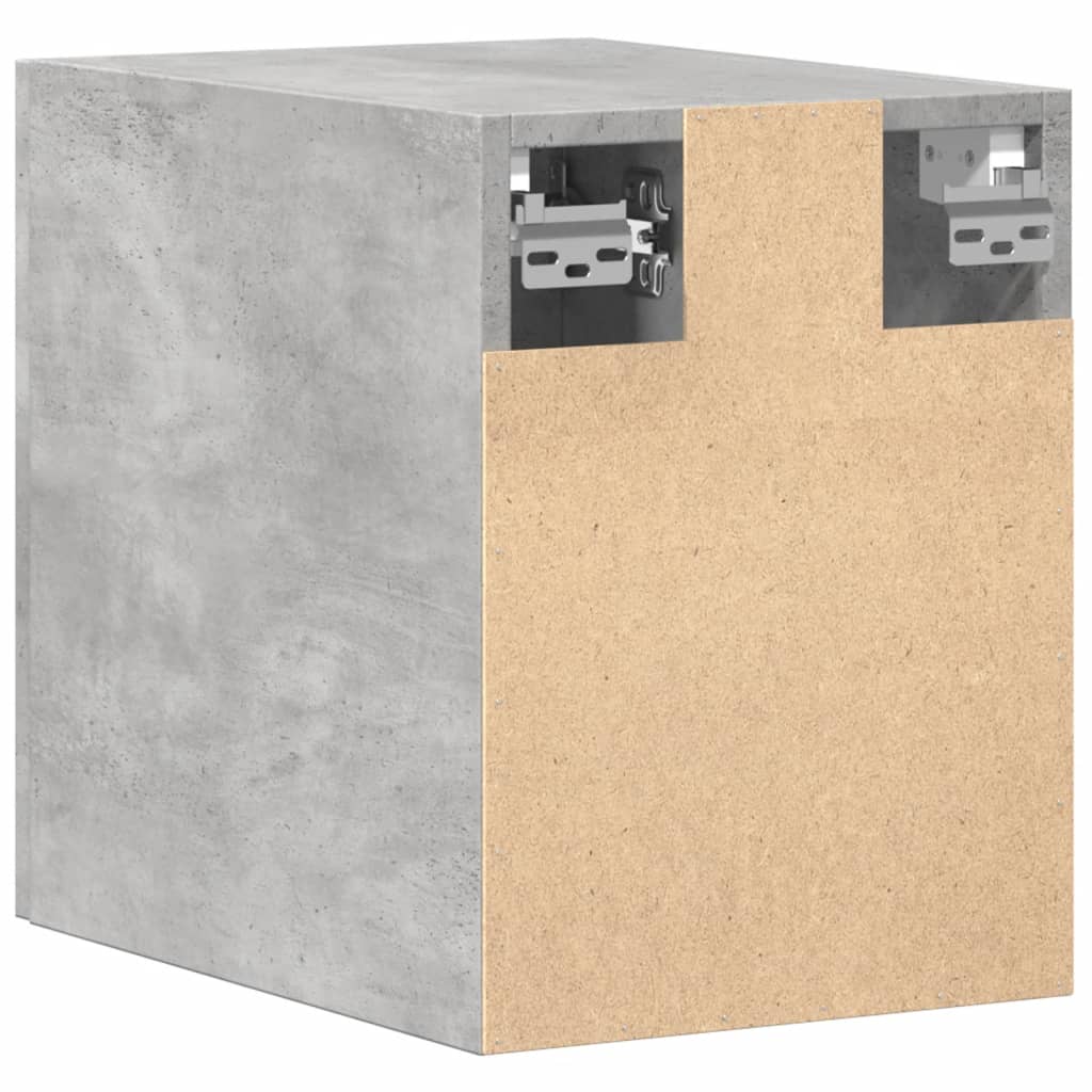 Wall Cabinet Concrete Grey 30x42,5x40 cm Engineered Wood