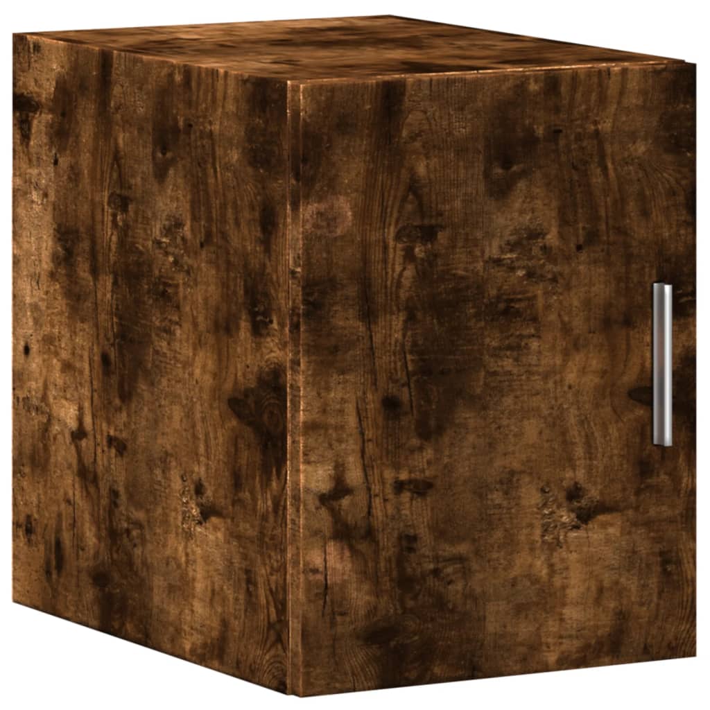 Wall Cabinet Smoked Oak 30x42,5x40 cm Engineered Wood
