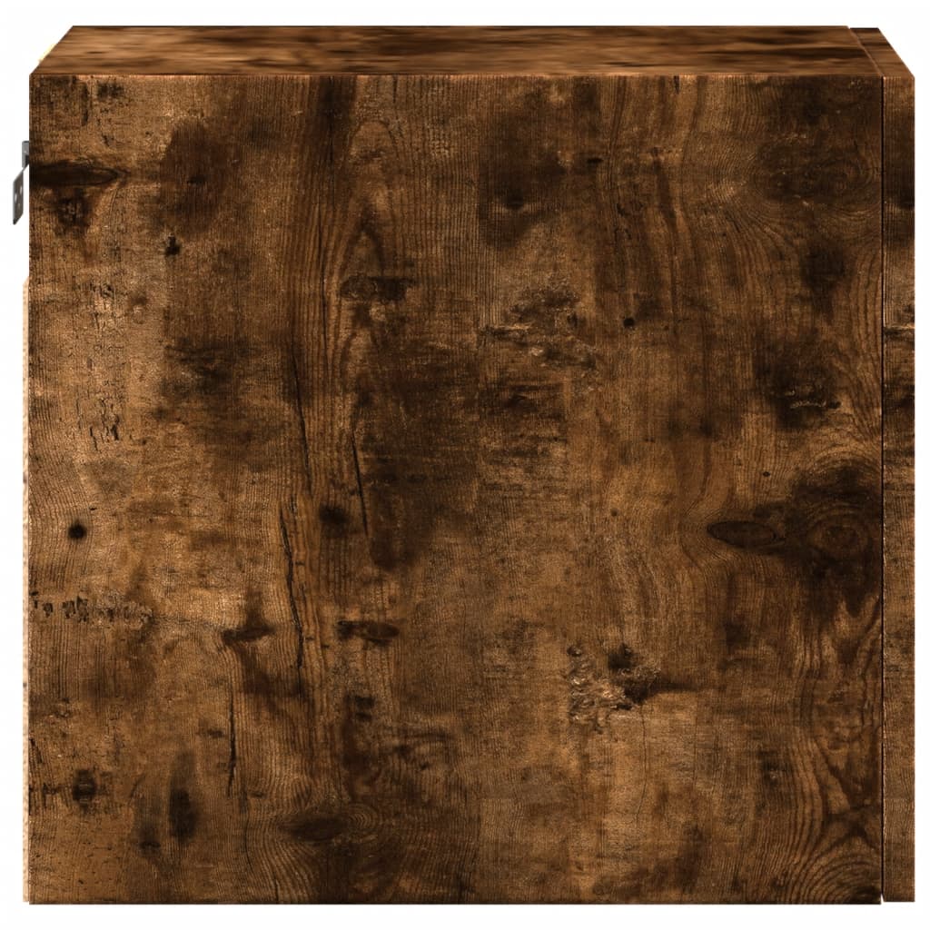 Wall Cabinet Smoked Oak 30x42,5x40 cm Engineered Wood