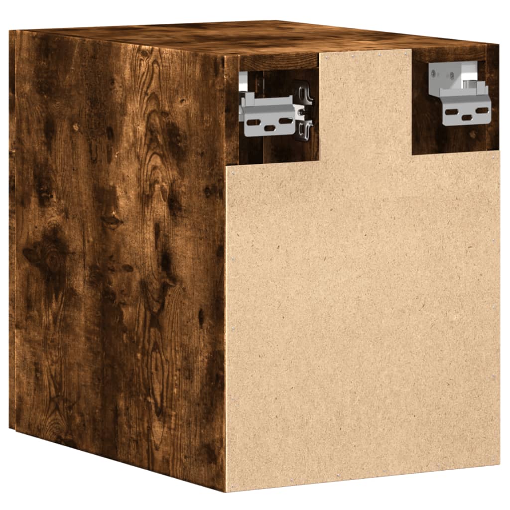 Wall Cabinet Smoked Oak 30x42,5x40 cm Engineered Wood