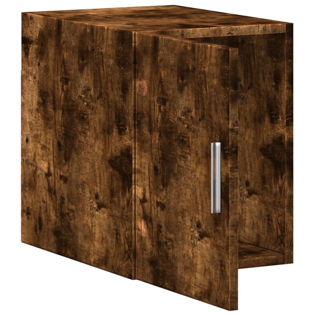 Wall Cabinet Smoked Oak 30x42,5x40 cm Engineered Wood